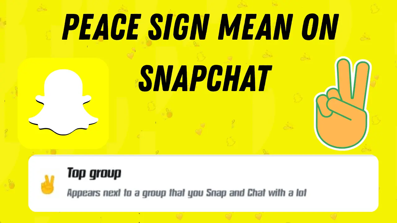 What Does the Peace Sign Mean on Snapchat? How to Get It in Your Group Chats!