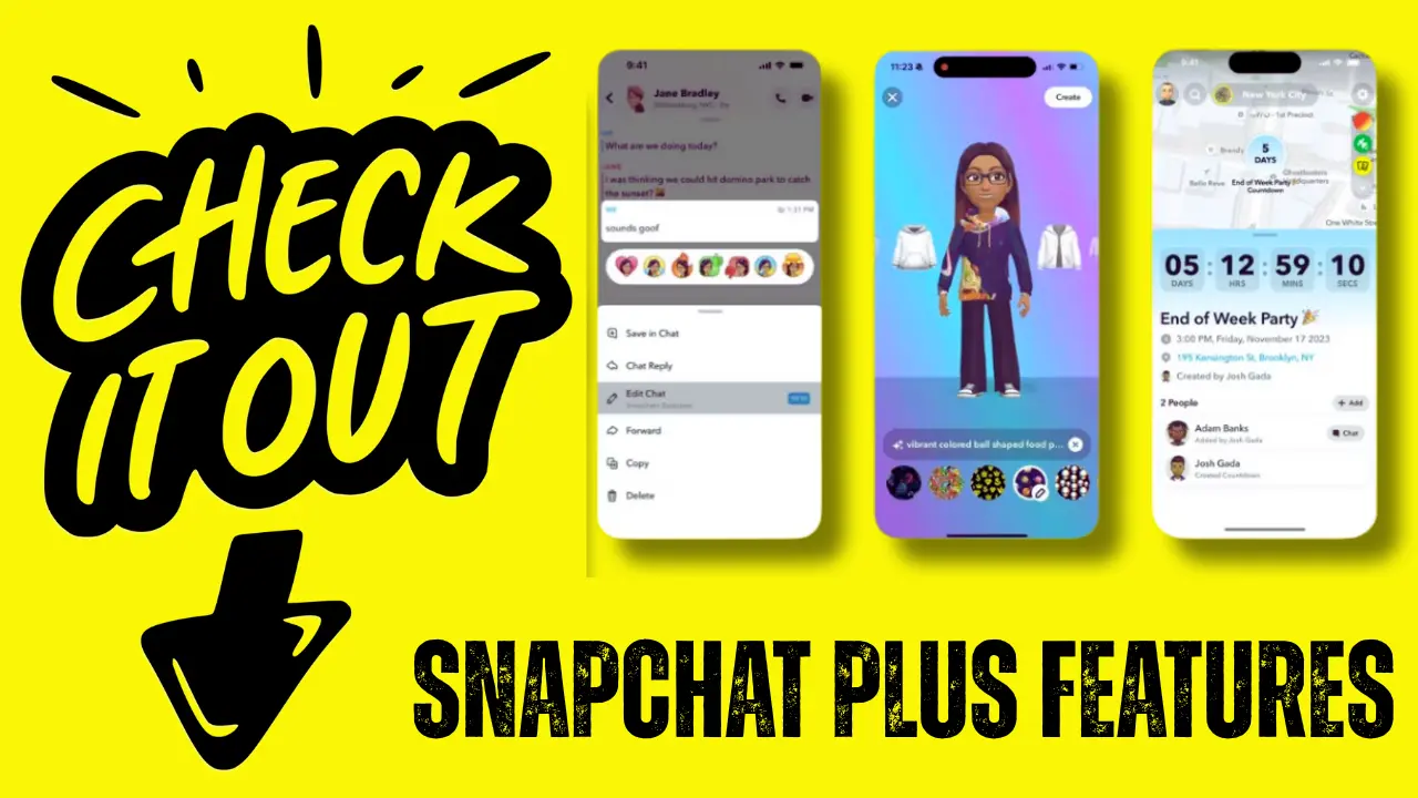 Snapchat Plus Features - Explain Premium Features and More