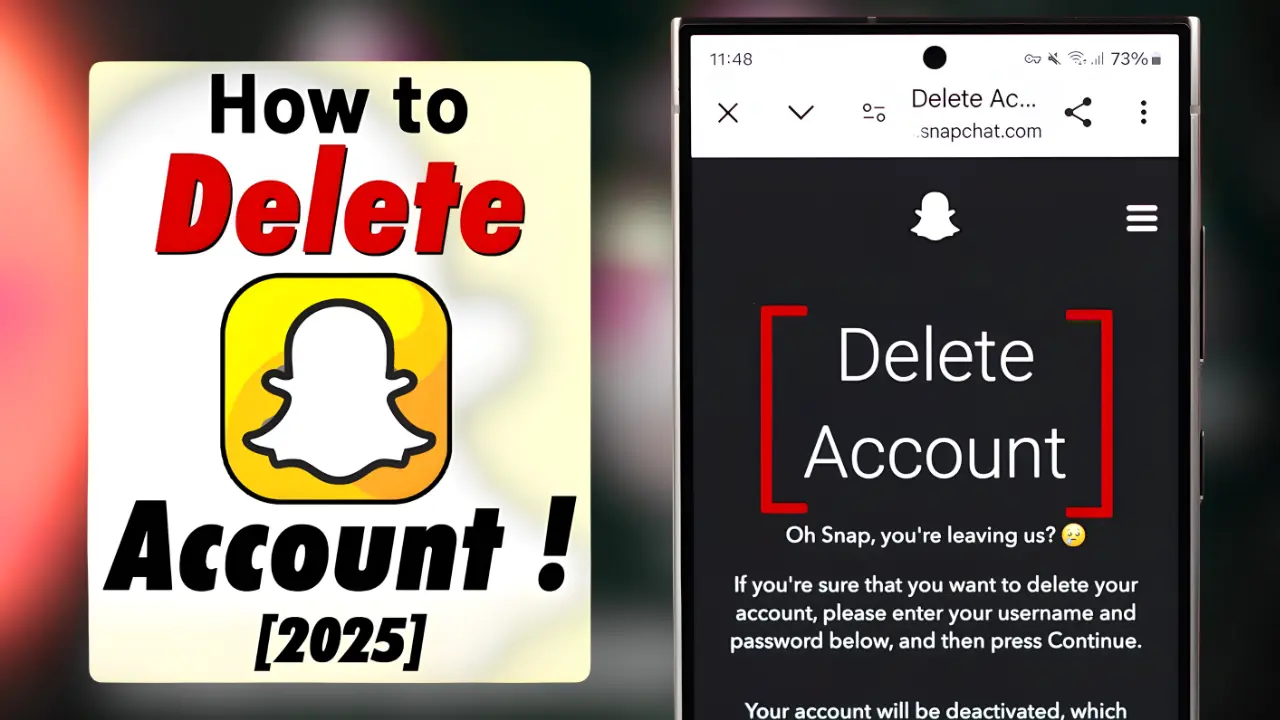 Delete Snapchat Account – Step-by-Step Guide (2025 Update)